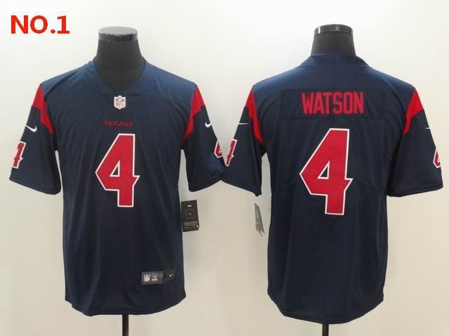 Houston Texans #4 Deshaun Watson Men's Nike Jerseys-9